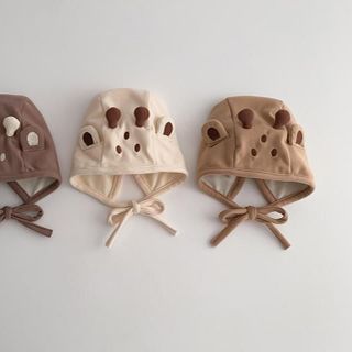 Mũ Hươu Nai Cho Bé – Mũ Giữ Ấm Tai Kèm Dây Buộc, Mũ Cotton Mềm Mại Phong Cách Hàn Quốc Cho Bé Trai Bé Gái AB82