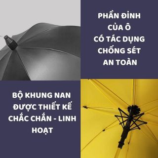 Ô dù che mưa, che nắng chống tia UV cỡ lớn 2 lớp thiết kế thông minh đóng mở tự động