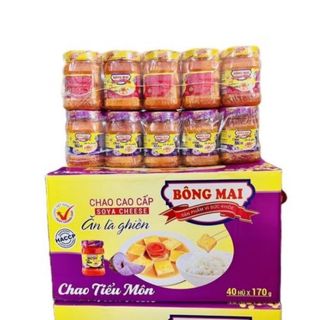 Chao Môn Bông Mai hủ 170g Thùng 40 hủ