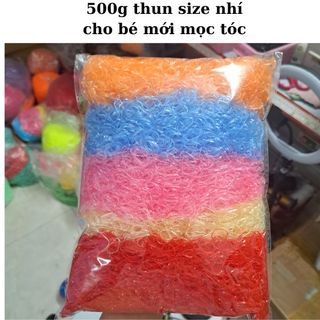 1kg thun su buộc tóc đủ màu sợi mềm dẻo loại 1