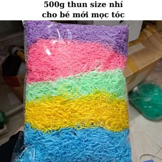 1kg thun su buộc tóc đủ màu sợi mềm dẻo loại 1