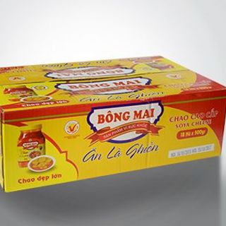Chao Bông Mai hủ 500g Thùng 18 hủ
