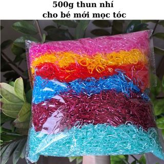 1kg thun su buộc tóc đủ màu sợi mềm dẻo loại 1