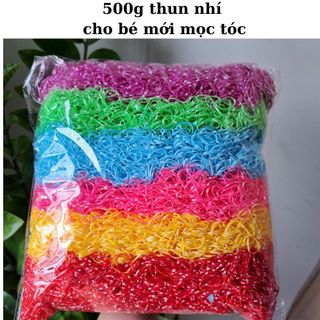 1kg thun su buộc tóc đủ màu sợi mềm dẻo loại 1
