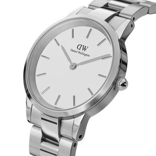 ĐỒNG HỒ NAM NỮ CAO CẤP D WELLINGTON ICONIC THÉP BẠC MẶT TRẮNG FULLBOX