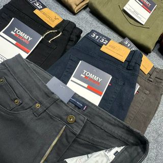 JEANS TM NAM,  co giãn.  Vải chính quy , đồng chất.