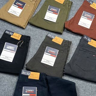 JEANS TM NAM,  co giãn.  Vải chính quy , đồng chất.