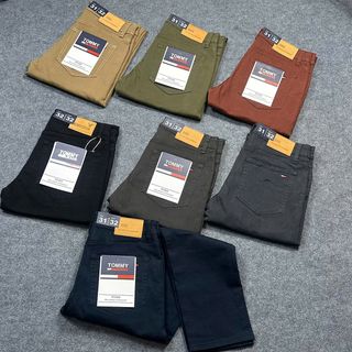 JEANS TM NAM,  co giãn.  Vải chính quy , đồng chất.