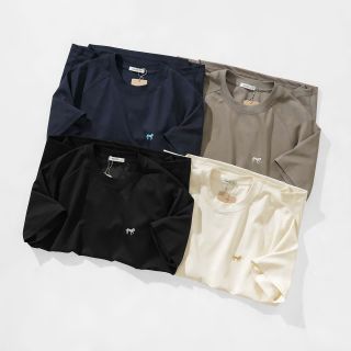 Áo thun nam. Thời Trang Nam. Full 100% Cotton gân, mịn, đẹp, vải dệt riêng đã xử lí co rút, 4 màu basic dễ bán.