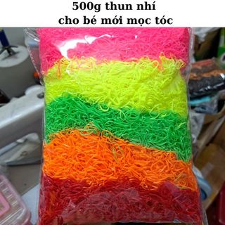 1kg thun su buộc tóc đủ màu sợi mềm dẻo loại 1