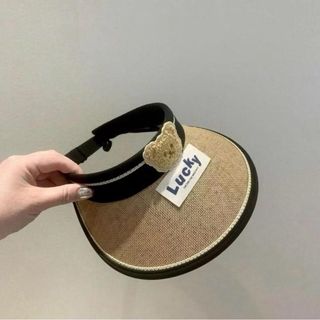 Mũ Cói Gấu Lucky - Mũ Chống Nắng Cho Bé 3 - 12 Tuổi