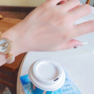 SĂN SALE MÙA HÈ ĐỒNG HỒ NỮ THỜI TRANG CHANEI DÂY HOA ĐÍNH ĐÁ