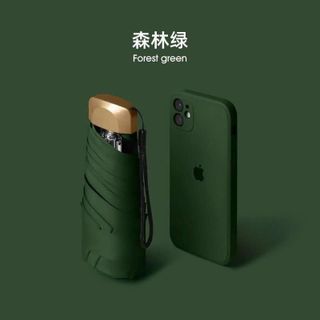 Ô Gấp Gọn Mini, Ô Đi Mưa, Nắng, Chống Tia UV, Chống Thấm Nhỏ Gọn, Tiện Lợi