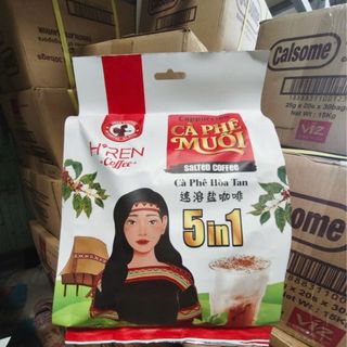 Cafe dừa , cà phê muối H’REN bọc 24goi