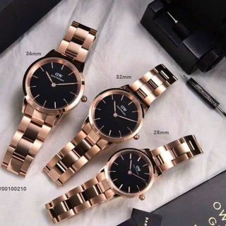 ĐỒNG HỒ NAM NỮ CAO CẤP D WELLINGTON ICONIC THÉP VÀNG HỒNG FULLBOX