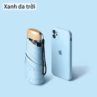 Ô Dù Gấp Gọn Mini Che Nắng Mưa, Chống Tia UV, SPF 50+++, Chống Thấm, Siêu Gọn Nhẹ
