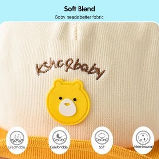 Mũ lưỡi trai cotton cho bé trai, gái 6-24 tháng, nón thoáng khí không gây kích ứng da cho trẻ em