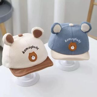 Mũ lưỡi trai cotton cho bé trai, gái 6-24 tháng, nón thoáng khí không gây kích ứng da cho trẻ em