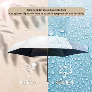 ô dù mini gấp gọn nhiều sắc màu cho mọi người bỏ túi xách tiện lợi KAD