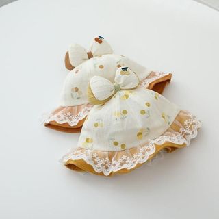 Mũ trẻ em Thắt nơ trang trí hoa in ren bé gái Mũ chống nắng 1-4 tuổi - bancathegioi8386