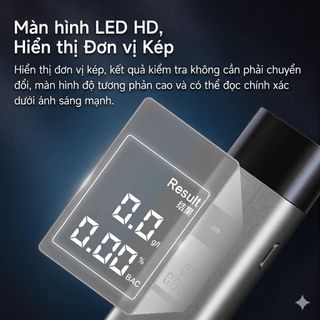 Máy Đo Nồng Độ Cồn Di Động Lydsto 1 YM-JJCSY03 Cảm Biến Bán Dẫn Sạc USB-C