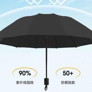 Ô Che Mưa , Chống Nắng 125cm Siêu To 12 nan gấp gọn