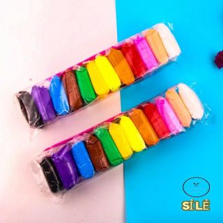 Bộ Combo Đất Sét Tự Khô Nhật Bản 12/36 Màu Siêu Nhẹ Dành Cho Trẻ Em