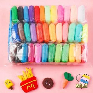 Bộ Combo Đất Sét Tự Khô Nhật Bản 12/36 Màu Siêu Nhẹ Dành Cho Trẻ Em