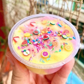Slime Mây Hủ Bánh Flan Tuyết Mỹ Snowonder - Phối màu tự chọn - Slime mây bông, tơi, mềm mại- Trang trí dễ thương