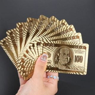Bộ Bài Tây Mạ Vàng Cao Cấp Mang Lại May Mắn
