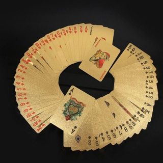 Bộ Bài Tây Mạ Vàng Cao Cấp Mang Lại May Mắn