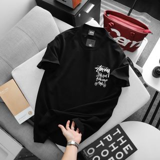T-Shirt Stussy ANY nam. Dòng vải cotton 100% 4 chiều mềm mịn, co giãn thấm hút mồ hôi tốt.