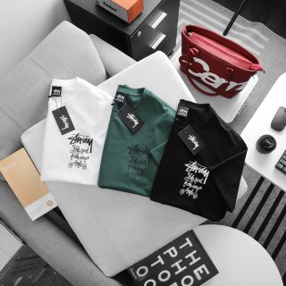 T-Shirt Stussy ANY nam. Dòng vải cotton 100% 4 chiều mềm mịn, co giãn thấm hút mồ hôi tốt.