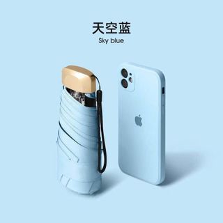 Ô Gấp Gọn Mini Siêu Nhẹ,Đi Mưa Nắng Chống Tia UV. Bỏ Vừa Túi Xách