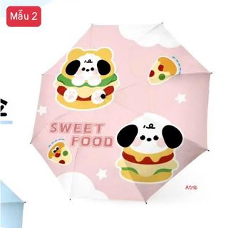 Ô dù gấp gọn che mưa ,che nắng họa tiết siêu ngộ nghĩnh đáng yêu