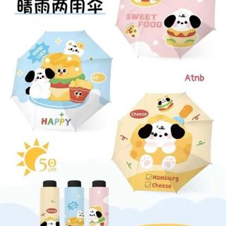 Ô dù gấp gọn che mưa ,che nắng họa tiết siêu ngộ nghĩnh đáng yêu