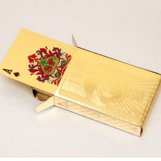 Bộ Bài Tây Mạ Vàng Cao Cấp Mang Lại May Mắn