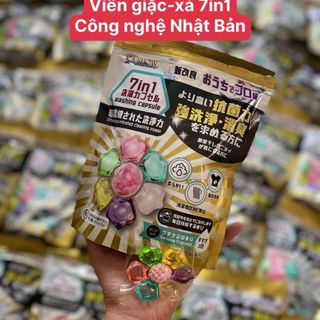 Viên giặt NHẬT BẢN 7trong1 , thung 120g 15vien