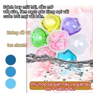 Viên giặt NHẬT BẢN 7trong1 , thung 120g 15vien