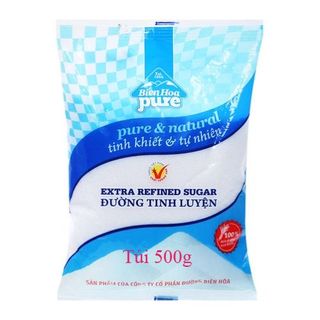 Đường Cát Trắng Tinh Luyện Biên Hòa Pure túi 500g Bao 40 túi