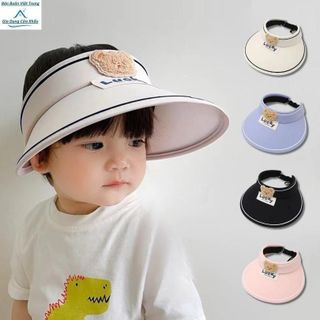 Mũ LUCKY Rộng Vành Chống Nắng Cho Bé 2-12 Tuổi, Mũ Đi Biển, Nón Hở Chóp (T016BBVT)
