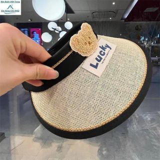 Mũ LUCKY Rộng Vành Chống Nắng Cho Bé 2-12 Tuổi, Mũ Đi Biển, Nón Hở Chóp (T016BBVT)