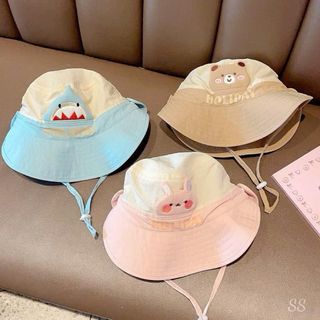 Mũ bucket chống nắng cho bé hoạ tiết hoạt hình, động vật dễ thương
