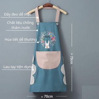 Tạp Dề Chống Nước - Tạp Dề Có Túi Đựng, Có Khăn Lau Tay Chống Bám Bẩn Hiệu Quả - Hàng Loại 1