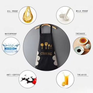 Tạp Dề Nội Trợ COOKING Áo Nấu Ăn Vào Vào Bếp Hình Đẹp Dễ Thương Có Túi Lớn Cho Nam Nữ Nhập Khẩu LIDORY
