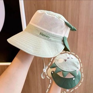 Mũ nón vành kèm che gáy có tháo rời dáng lưới cho bé 3-8 tuổi đi hè chất mềm thoáng