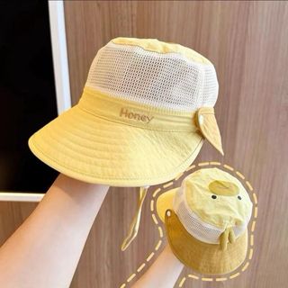 Mũ nón vành kèm che gáy có tháo rời dáng lưới cho bé 3-8 tuổi đi hè chất mềm thoáng