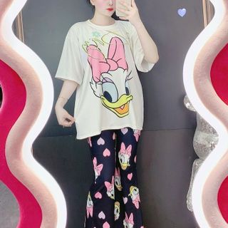 BỘ THUN GÂN TĂM VỊT CUTE BIGSIZE