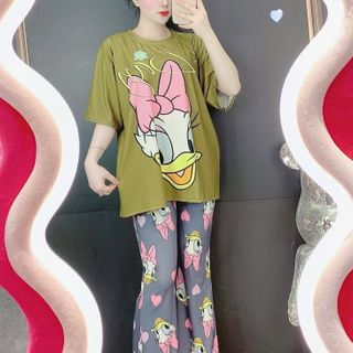 BỘ THUN GÂN TĂM VỊT CUTE BIGSIZE