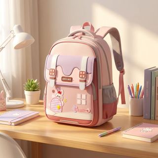 🎒Balo Tiểu Học Bền Đẹp Kèm Ví A9296, Thiết Kế Gọn Đẹp, Đựng Sách Vở Thoải Mái